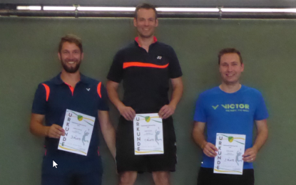 Badminton: Andre gewinnt die Einzelmeisterschaft unserer SG